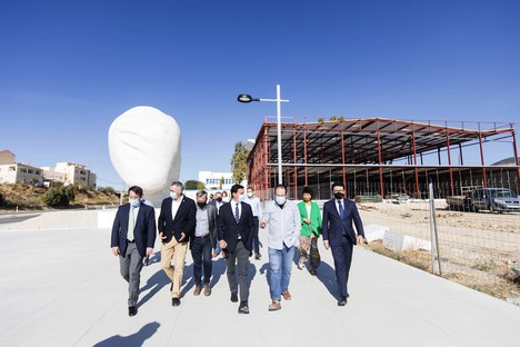 Visita a las obras en ejecución de la ampliación del Museo Casa Ibáñez. Firma de Convenio en el Museo Casa Ibáñez de Olula
Firman Ayto. y Diputació. Presidente acompañado por representantes de la Fundación, D. Santiago Alfonso
y D. Andrés Ga Ibáñez; el alcalde, Antonio Martínez Pascual, el teniente de alcalde y edil de Urbanismo, Obras, Servicios Básicos y Limpieza José Sánchez Uran; el diputado de Presidencia, Fernando Giménez; el diputado de Cultura, Manolo Guzmán; y la diputada de Promoción Económica y Empleo, Carmen Navarro
