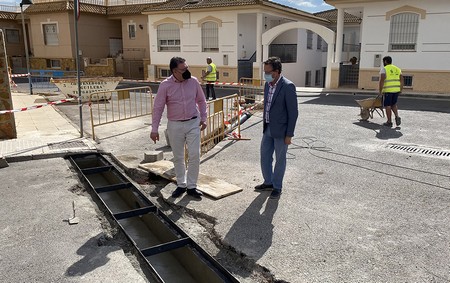 obras pluviales calle tulipanes berja