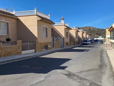 obras red pluviales calle tulipanes berja