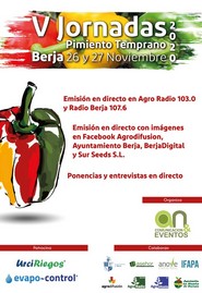 cartel jornadas pimiento temprano Berja 2020