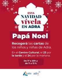 201222 Papá Noel visitará Adra para recoger las cartas de deseos en el Centro Cultural
