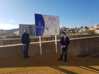 Concejales en las obras