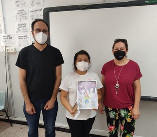 Ganadora Cartel Anunciador Día del Libro IES Mar Serena de Pulpí