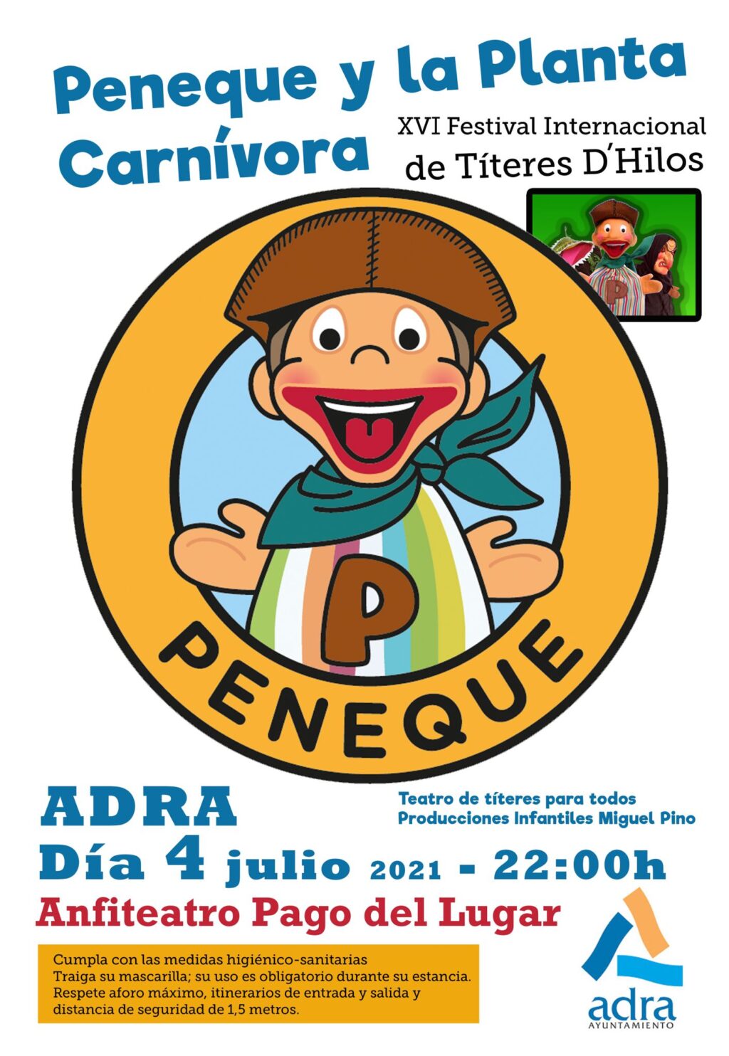 210702 Primer pase del XVI Festival de Títeres D'Hilos - Peneque y la Pl...