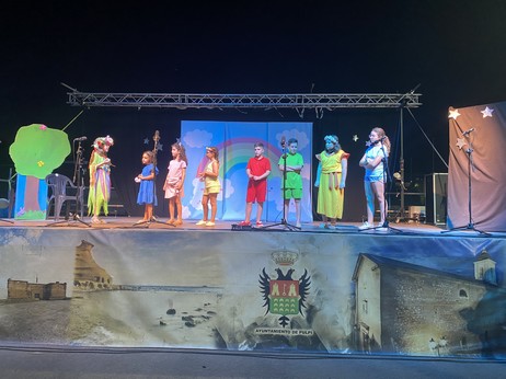 Grupo de primaria de la Escuela Municipal de Teatro de Pulpí