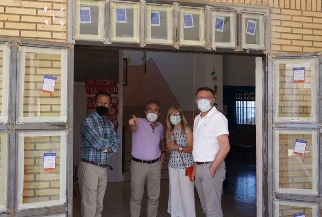 visita obras CEIP San Tesifoìn 2021