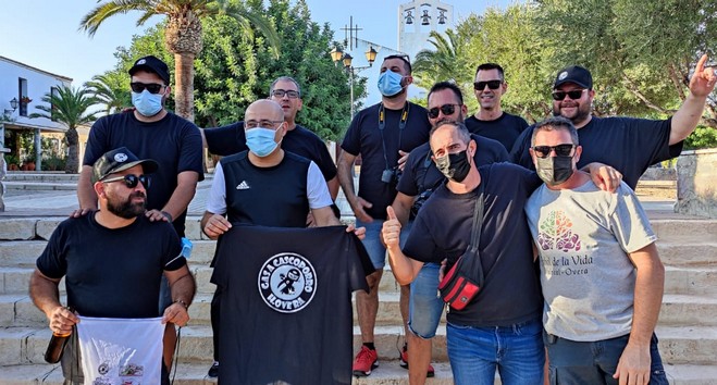 Alcalde con los organizadores