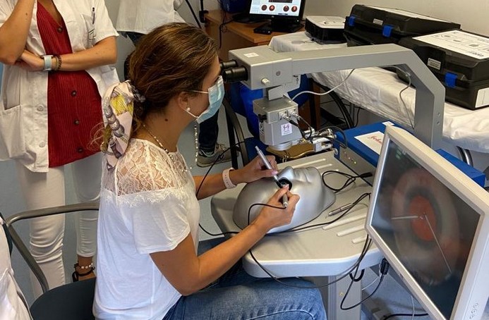 HUT simulador oftalmología