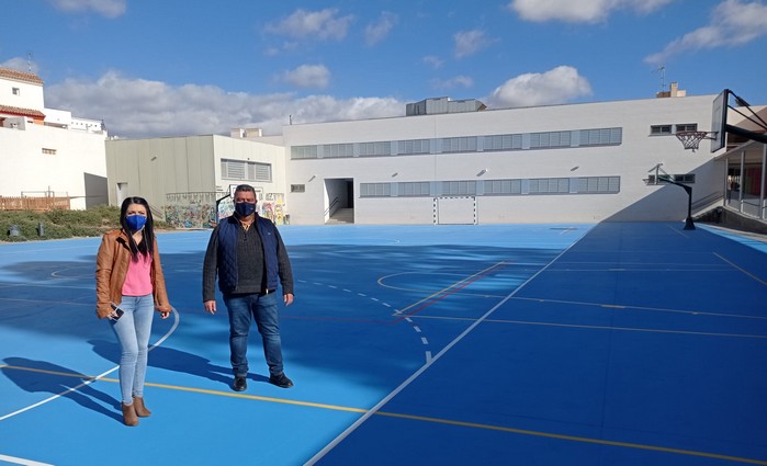 220107 Pista deportiva del CEIP Clara Campoamor