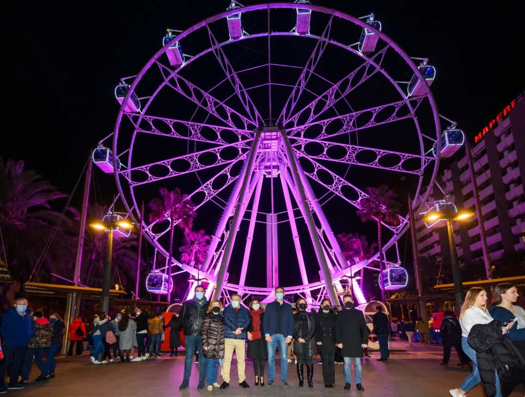 220107 alcalde y concejales junto a la noria