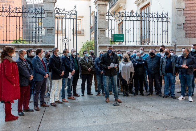 220118 Concentración Plataforma alcaldes sanidad 2