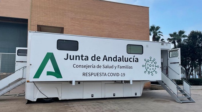 Foto Camión Test de Antígenos Almería