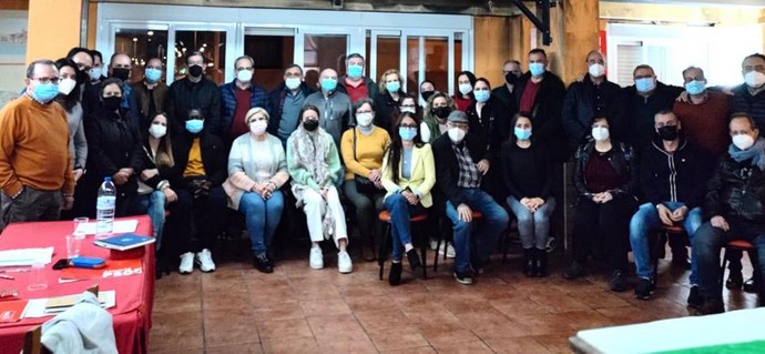 220222 Foto reunión Ejecutiva PSOE Roquetas