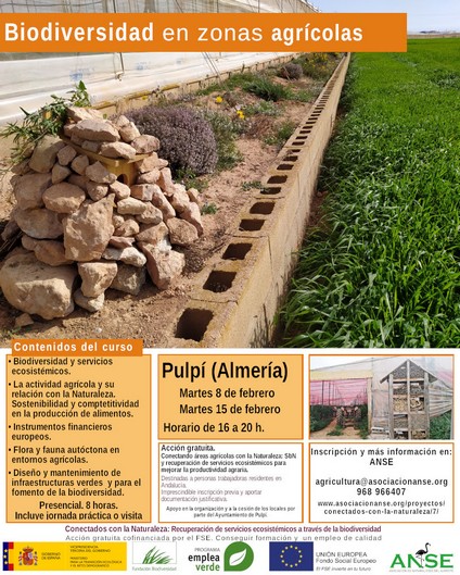 Cartel cursos agricultura