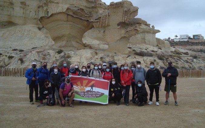 Club de Senderismo de Pulpí en la ruta de Puntas de Calnegre