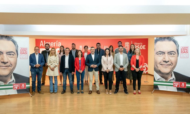 220503 Foto candidatura PSOE Almería eleccciones andaluzas