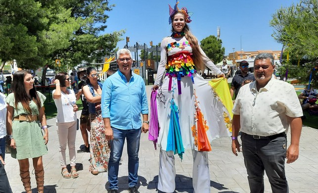 220528 Ismael Torres y concejales en el Viva Boom Fest
