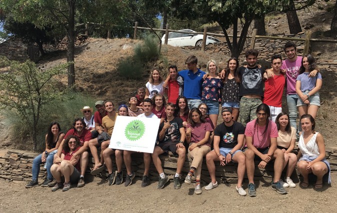Campo voluntariado juvenil IAJ Refugio Ubeire piedra seca