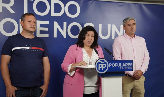 FOTO MATILDE DÍAZ, GERMÁN MORENO Y FRANCISCO JAVIER LÓPEZ