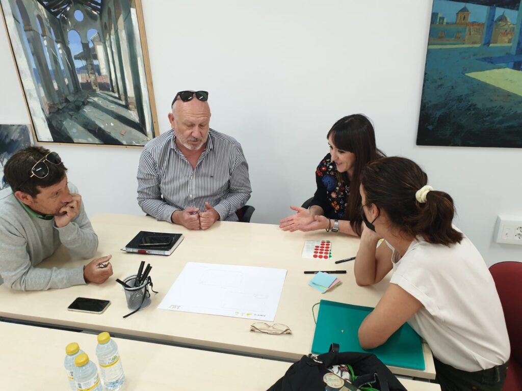 Un momento del Taller Co Creación Plaza Abastos