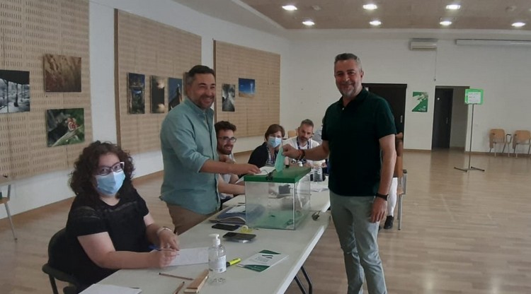 220619 Foto PSOE votación Juan Antonio Lorenzo