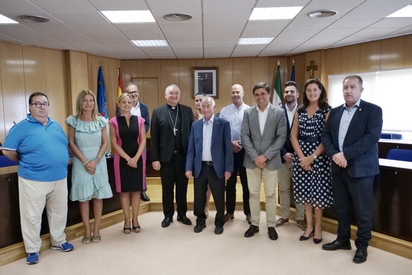FOTOS VISITA OBISPO AYUNTAMIENTO DE ALMERIA
