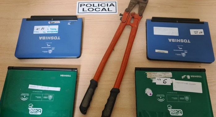 220926 Policía Local detiene presunto ladrón CEIP Abdera