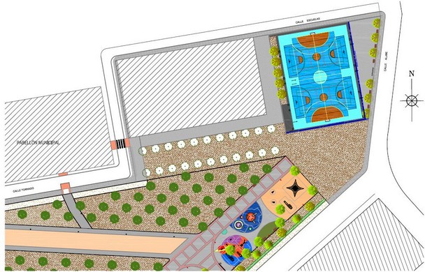 Nueva pista polideportiva parque García Lorca