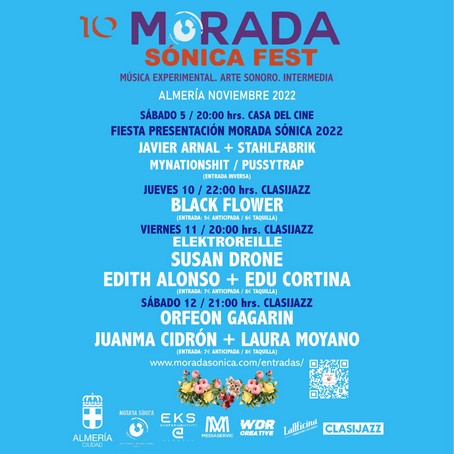 La imagen tiene un atributo ALT vacío; su nombre de archivo es 221102-Cultura-Morada-Sonica-Cartel.jpeg