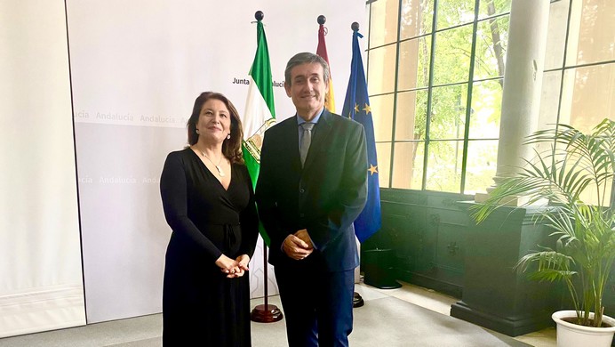 Reunión consejera alcalde de Adra