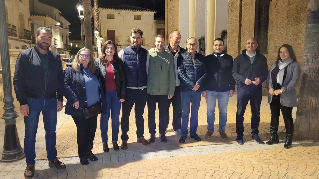 NUEVA EJECUTIVA PP CANTORIA CON JOSÉ ANTONIO GARCÍA, FRANCISCO BELLIDO Y GUILLERMO CASQUET