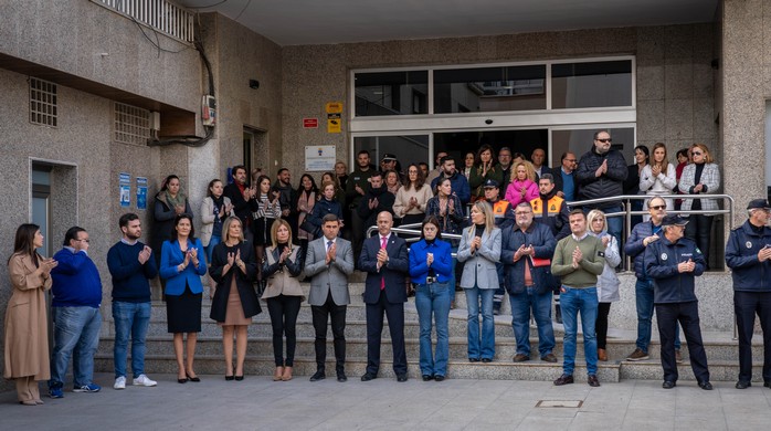 Cinco minutos silencio Roquetas de Mar