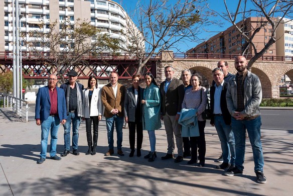 230315 Foto PSOE Visita obras Cable Inglés