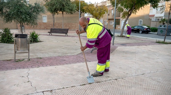 Operarios limpieza intensiva