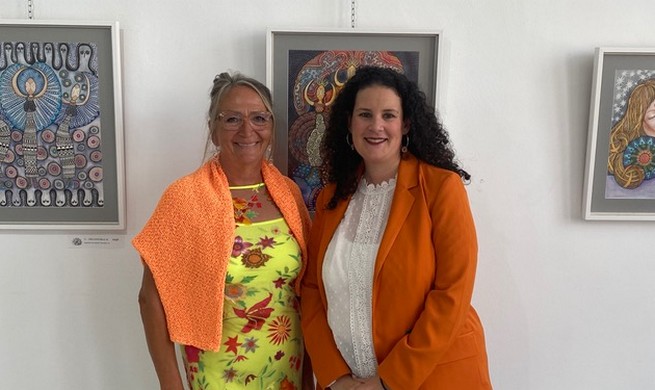 BAGÉ JUNTO A RAQUEL BELMONTE