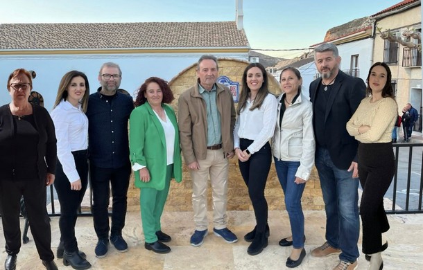 Foto PSOE Chercos Eduardo Mena y su equipo
