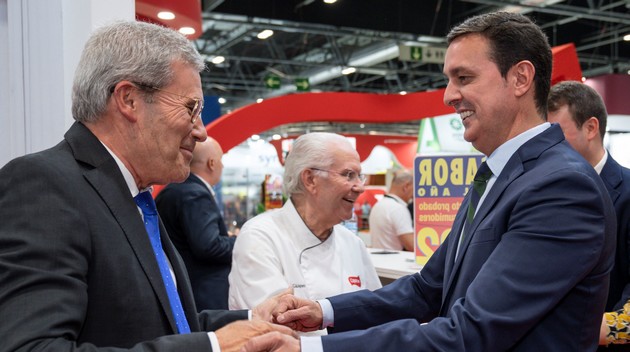 Pedro Caparrós y Javier A. García en la última edición de Fruit Attraction