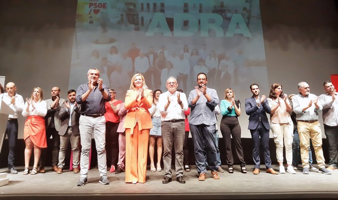 230502 Foto PSOE Presentación candidatura Adra 28M