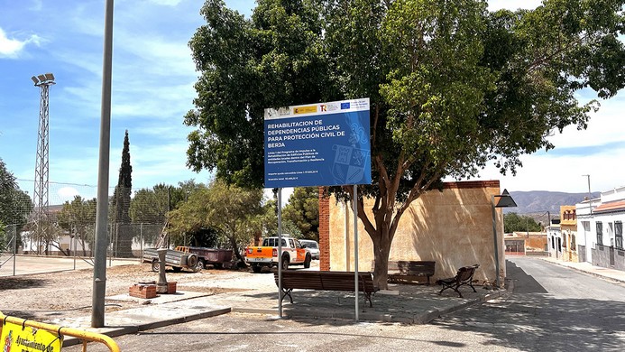 obras edificio Proteccion Civil Berja fondos europeos