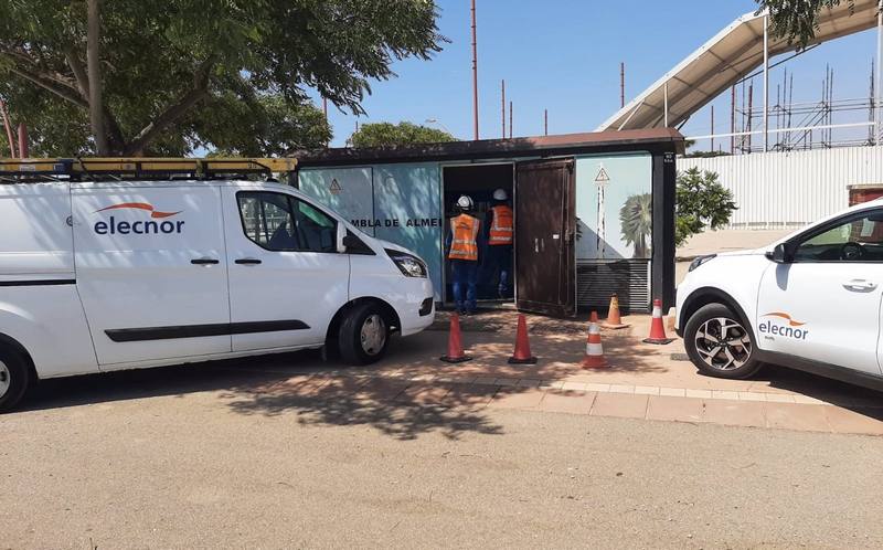 16/08/2023 Personal de Endesa en el recinto ferial de Almería.
POLITICA ANDALUCÍA ESPAÑA EUROPA ALMERÍA
ENDESA