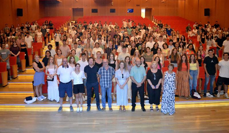 FOTO 2 SEPTIEMBRE 07 2023 RECEPCIÓN ESTUDIANTES MOVILIDAD INTERNACIONAL