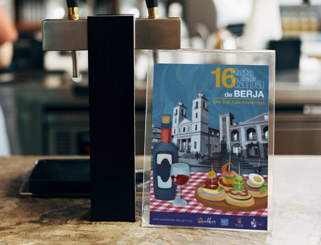 cartel ruta de la tapa en Berja 2023