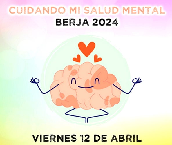 Cartel cuidando mi salud mental Alcaudique 2024