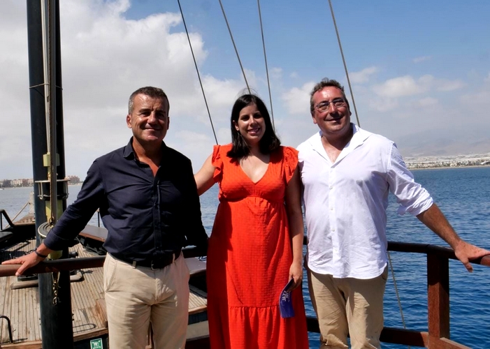 240906 Foto alcalde, diputada Cultura y Pablo Mazuecos