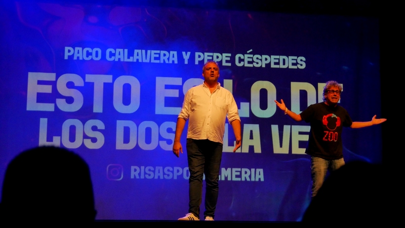 241007 Paco Calavera y Pepe Céspedes llenan de humor y de público el Aud...