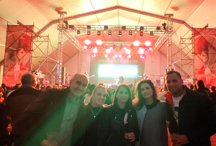 Buena parte del equipo de gobierno disfrutó del Festival