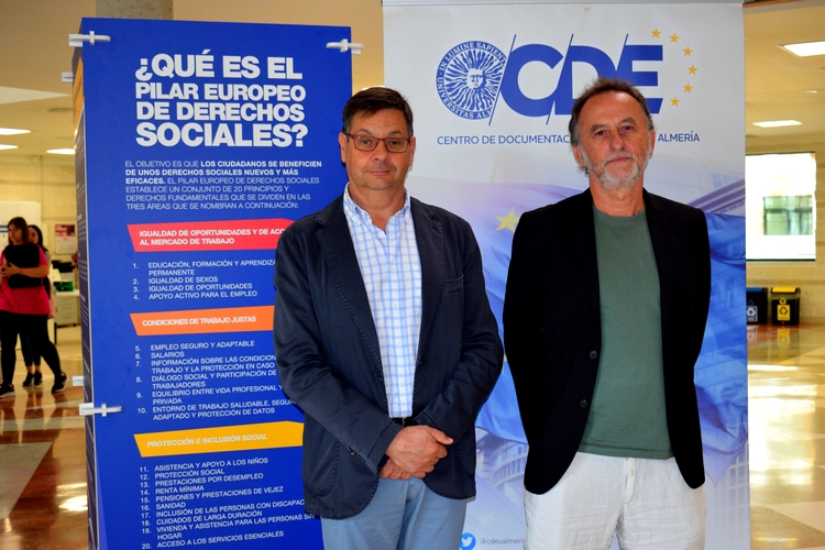 FOTO 1 OCTUBRE 08 2024 EXPOSICIÓN SOBRE EL PILAR EUROOEO DE DERECHOS SOCIALES