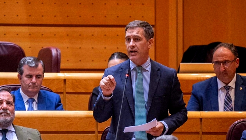 FOTO MIGUEL ÁNGEL CASTELLÓN INTERVINIENDO EN EL SENADO