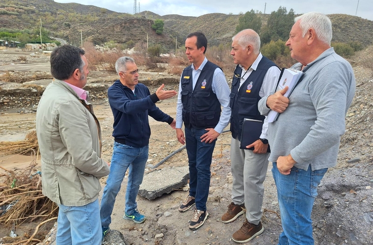 241107 SGA visita efectos DANA Olula del Río