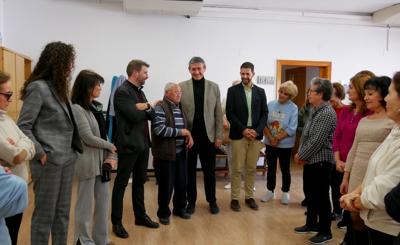 250117 Cortés y Bellido visitan la recta final de las obras del Centro d...